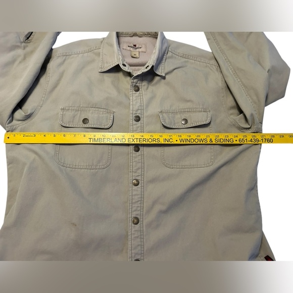 Woolrich X Harley-Davidson Tan Snap Up Lined Jacket Size XL Cotton 2 Marks
*READ - Picture 7 of 12